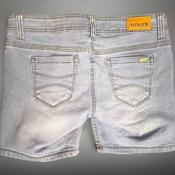 Y2K Light Denim Shorts Stretch Women's Size W31 - Picture 2 of 4